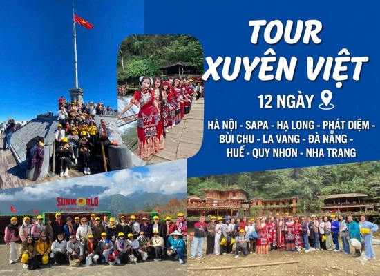 Tour Xuyên Việt 12 Ngày